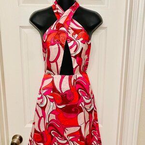 Princess Polly Retro Style Pink mini dress Size 4